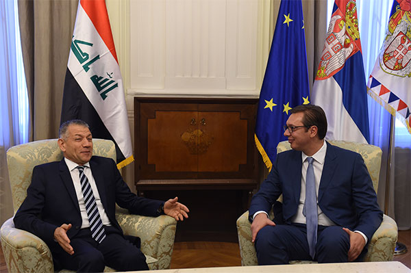 Вучич поблагодарил Ирак за поддержку суверенитета Сербии