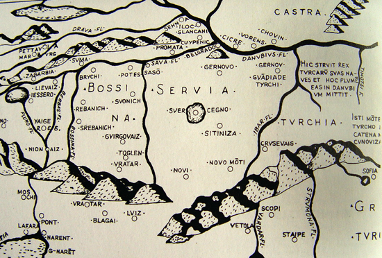 Сербия на римских картах