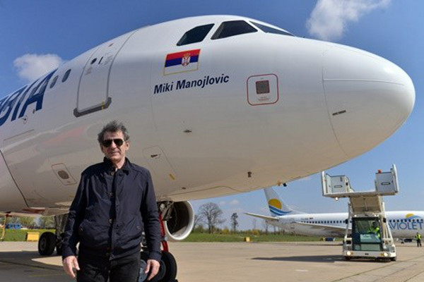 Air Serbia назвала свой самолёт именем актёра Мики Манойловича