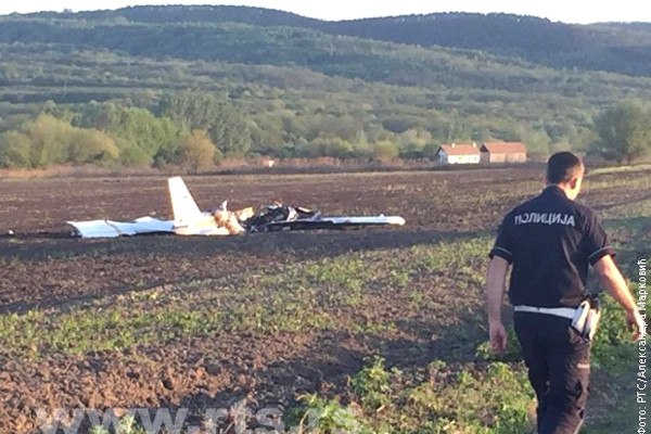 В районе города Пожаревац в Сербии упал легкомоторный самолёт