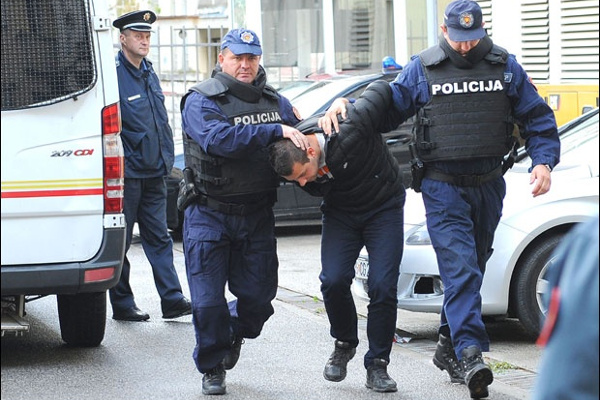 Аресты в Черногории