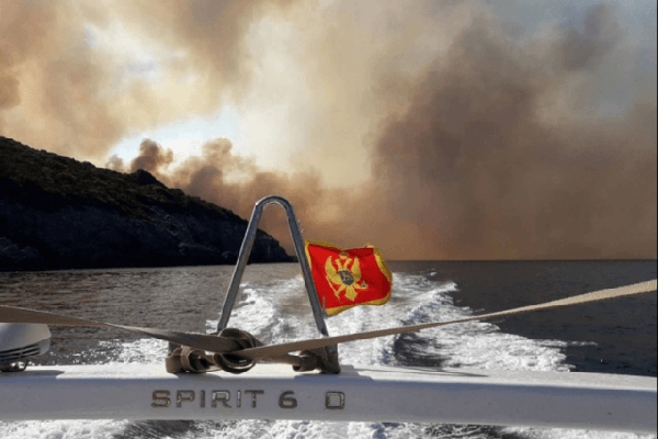 Пожары в Черногории