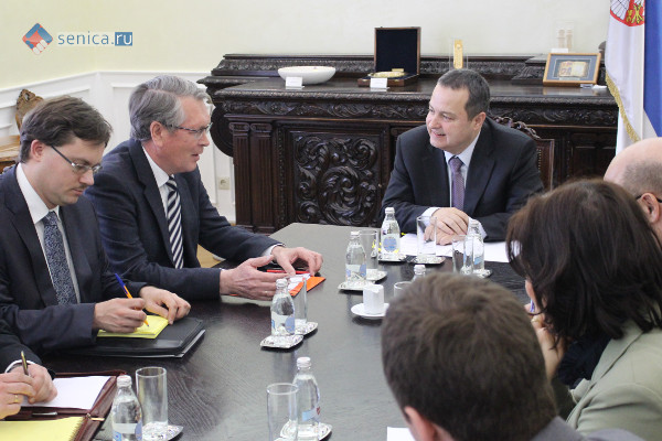 Глава МИД Сербии Ивица Дачич встретился с послом РФ Александром Чепуриным