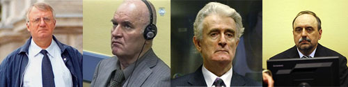 Воислав Шешель, Ратко Младич, Слободан Караджич, Горан Хаджич еще ожидают вынесения приговора в МТБЮ