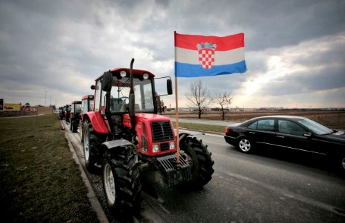 Хорватские фермеры готовят блокаду Загреба