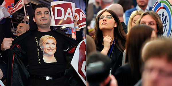 Штабы обоих кандидатов в президенты Хорватии