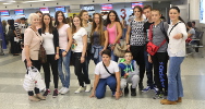Группа сербских детей из Косово отправилась в поездку в Россию