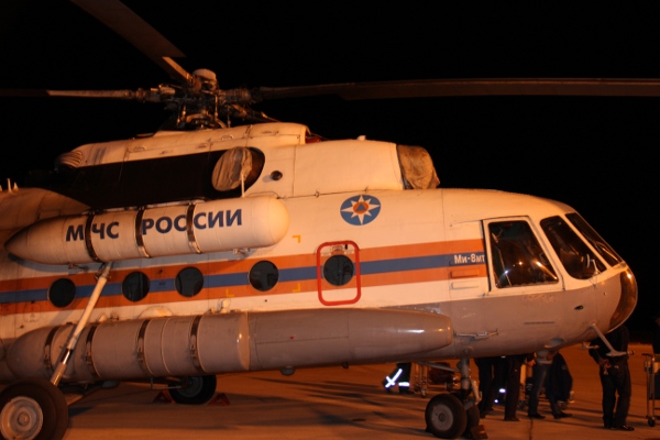 Пожарный вертолёт МЧС России в Сербии
