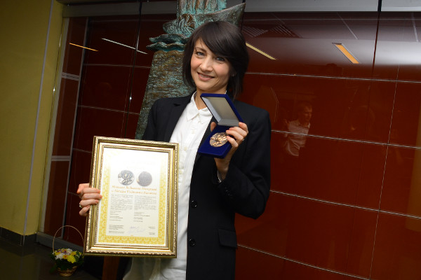 Наталья Назарова, обладатель Медали имени Михаила Чехова