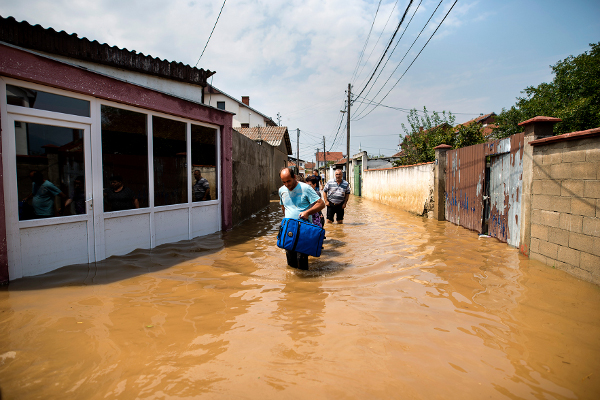 Наводнение в Македонии