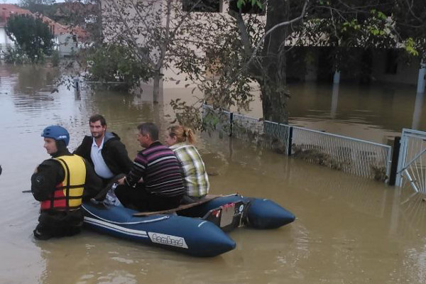 Наводнение на юго-востоке Сербии