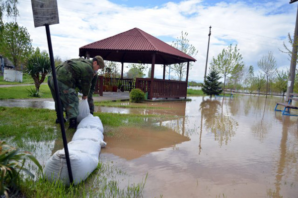 Наводнение на юге Сербии