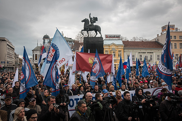 Сербия, Ниш, НАТО, митинг, протест, новости, Сеница.ру