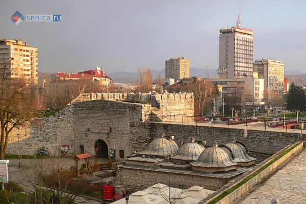 Город Ниш, вид с крепости