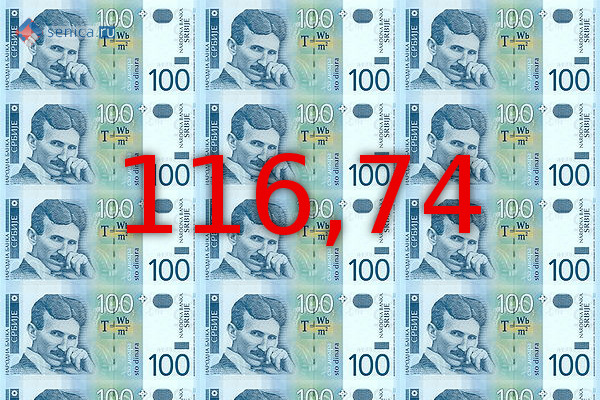 Сербский динар упал до исторического минимума