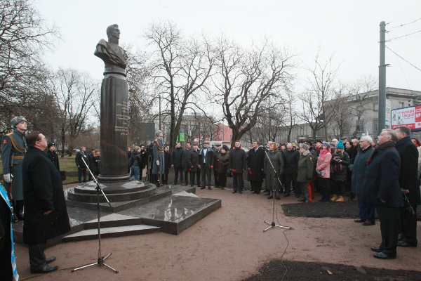 Церемония открытия памятника графу Милорадовичу в Санкт-Петербурге