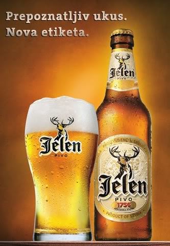 Сербское пиво Jелен, Jelen