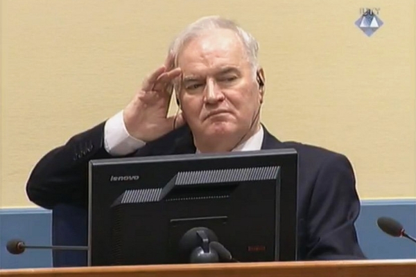 Ратко Младича выслушивает приговор Гаагского трибунала