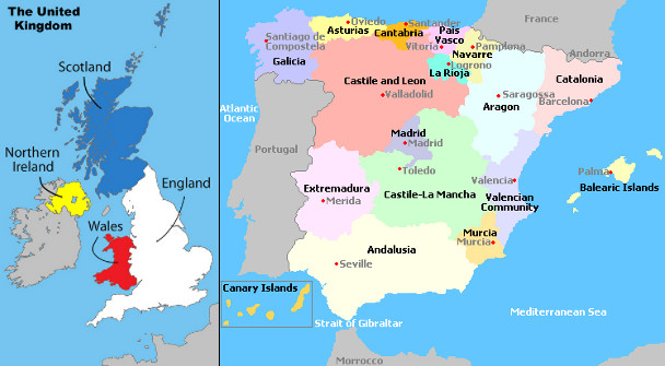 Шотландия и Каталония