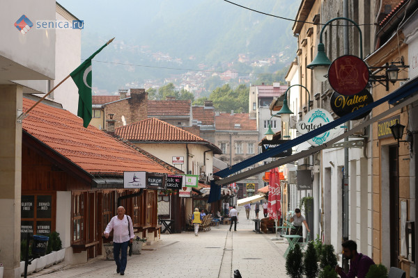 Вид столицы Боснии и Герцеговины Сараево