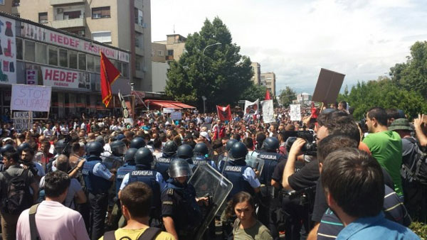 Македония, Скопье, митинги протеста, албанцы, новости, Сеница.ру