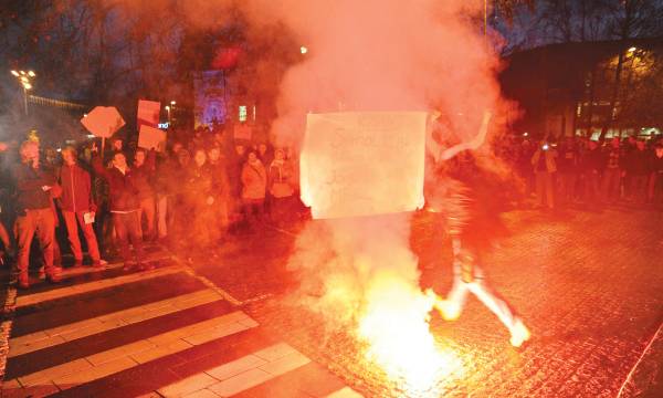 Словения все ближе к Греции - протесты ширятся по стране