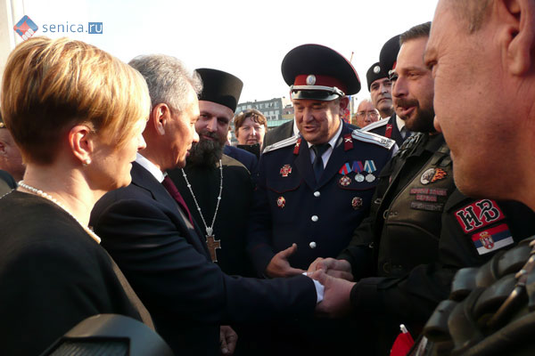 Министр обороны Сергей Шойгу посетил храм святого Саввы в Белграде