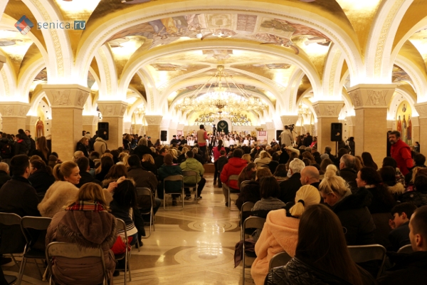 Торжественные мероприятия в крипте храма Святого Саввы в Белграде