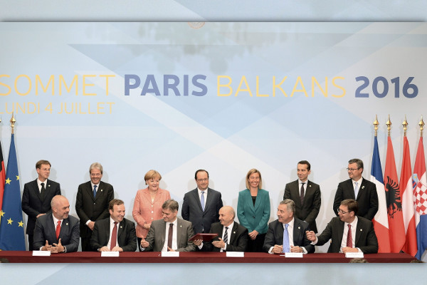 Саммит глав государств Западных Балкан и Европейского союза в Париже