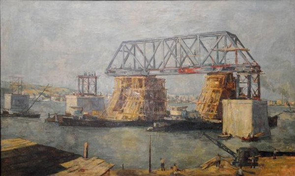 Картина "Обновление Панчевского моста"
