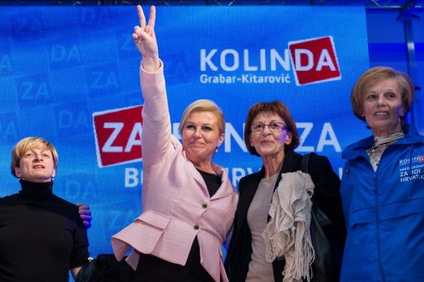 Новый президент Хорватии Колинда Грабар-Китарович