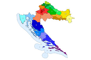Административно-территориальное деление Хорватии на жупании