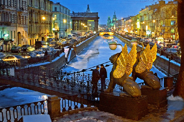 Санкт-Петербург, грифоны