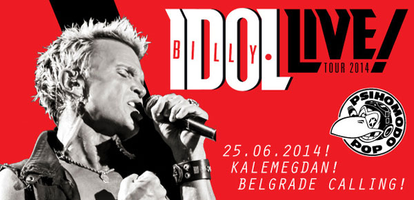 Billy Idol, Белград, Сербия, концерт, новости, Сеница.ру