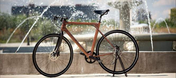 Сербский деревянный велосипед