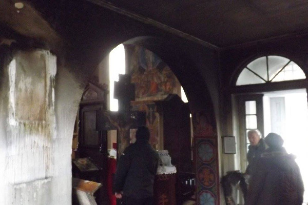 В Сербии сгорела русская церковь св. Иоанна Богослова