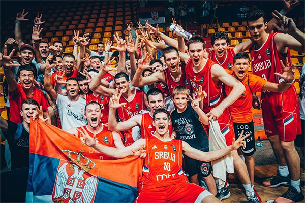 Молодежная сборная Сербии выиграла Чемпионат Европы по баскетболу